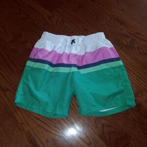 Rugged Butts Striped Swim Suit Trunks